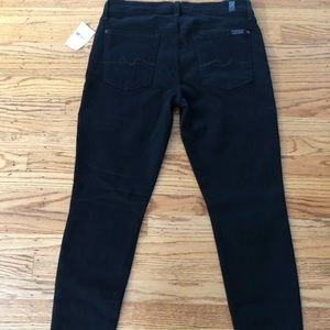 Ladies 7 for all mankind black jeans